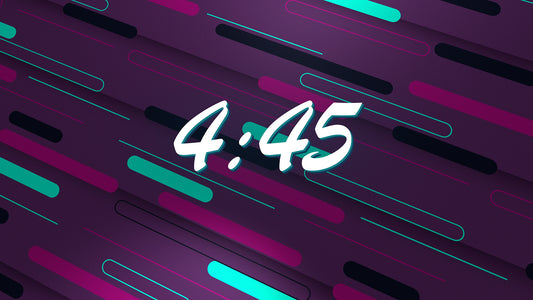 Retrowave Minimal Countdown