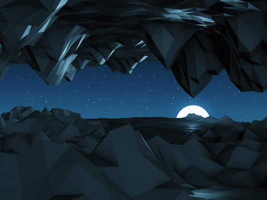 Digital Mountains Night Cave