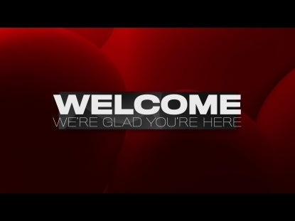 Livestream Welcome Title Screen Red