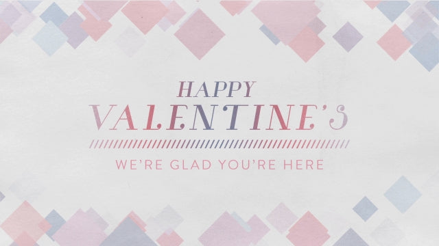 Soft Diamonds Valentines