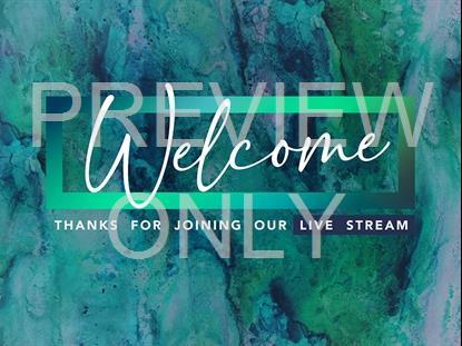 Palm Sunday Canvas Stream Welcome Still