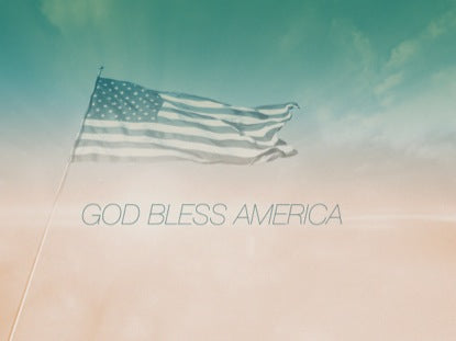 Flag God Bless America