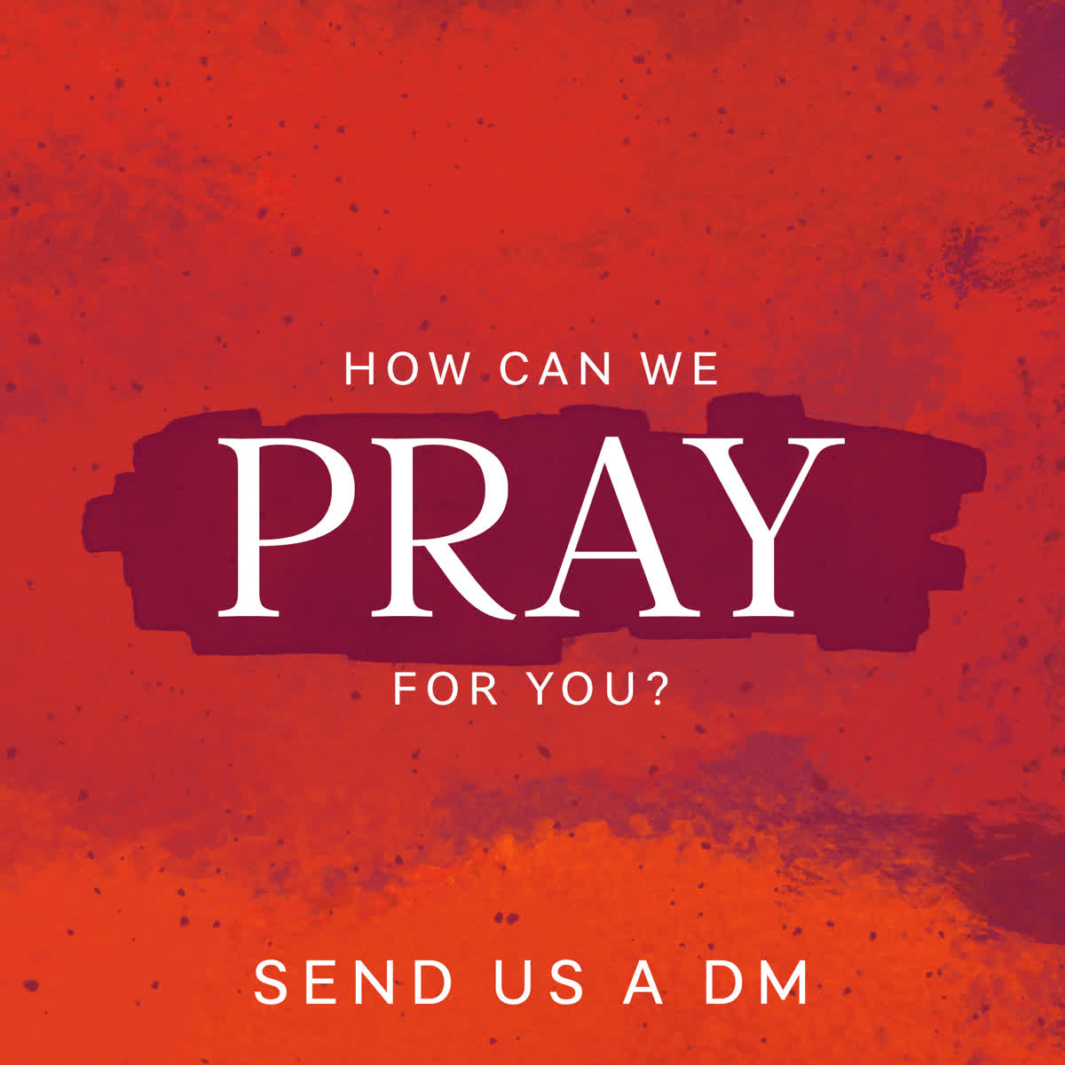 Lent Textures Social Graphic Pray