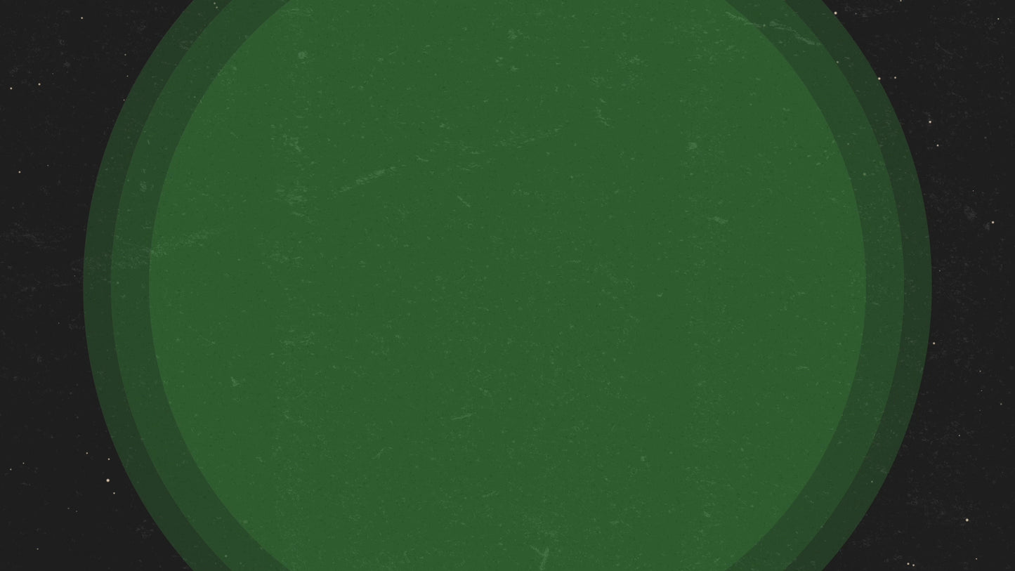 Modern Advent Green Circles