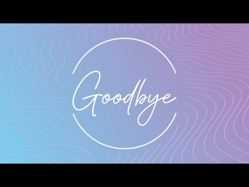 Lavender Waves Goodbye
