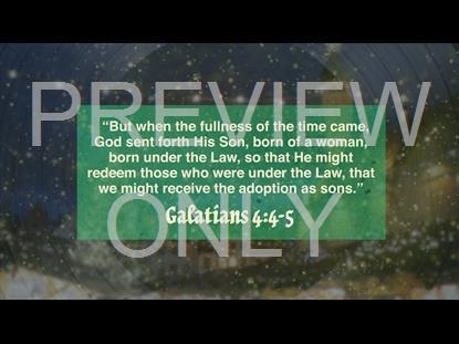 Christmas Playlist Scripture Still