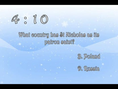 Christmas Trivia Challenge Countdown