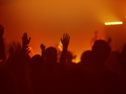 Worship Group Hands Orange