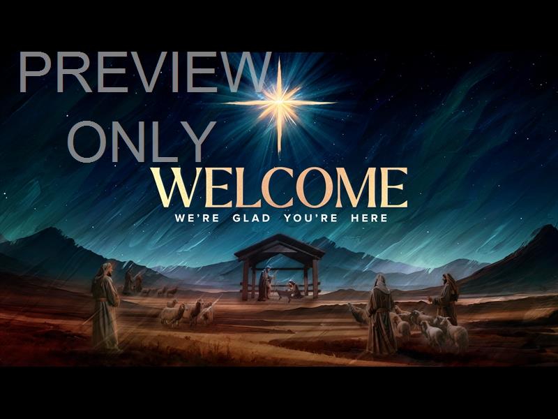 Christmas Story Welcome Still