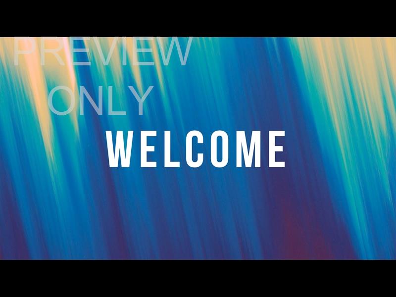Color Sketch Title Slide - Welcome