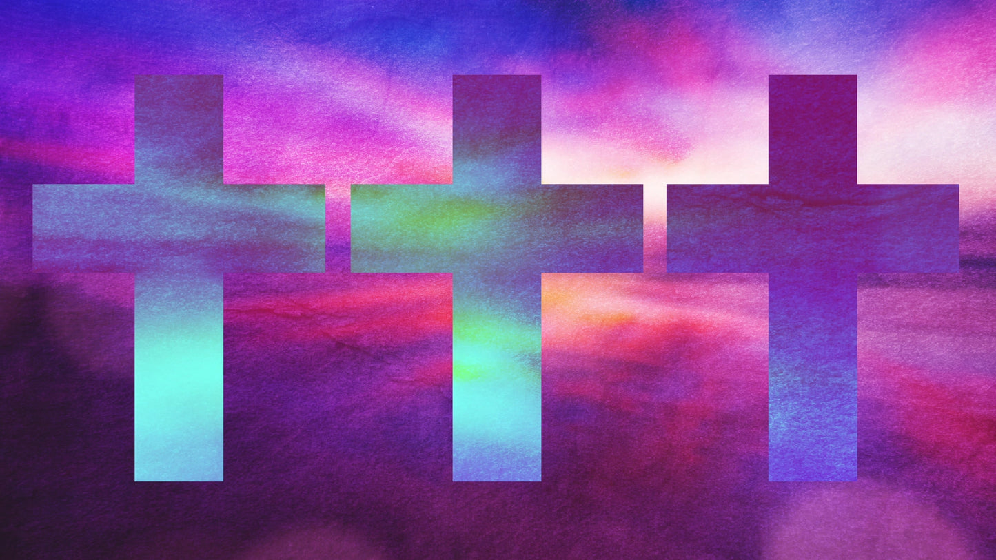 Watercolor Cross Sunrise Remix