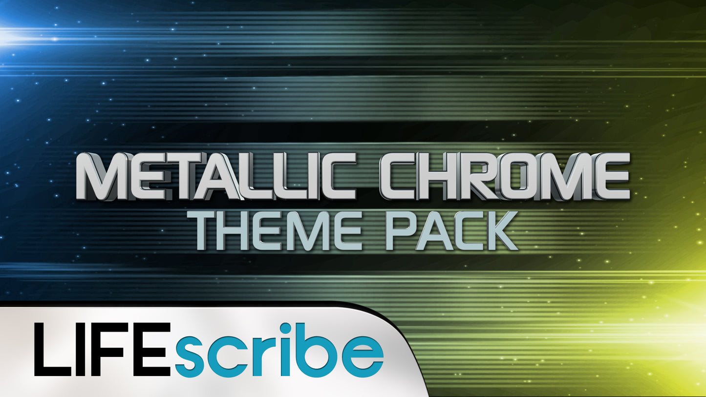 Metallic Chrome Theme Pack
