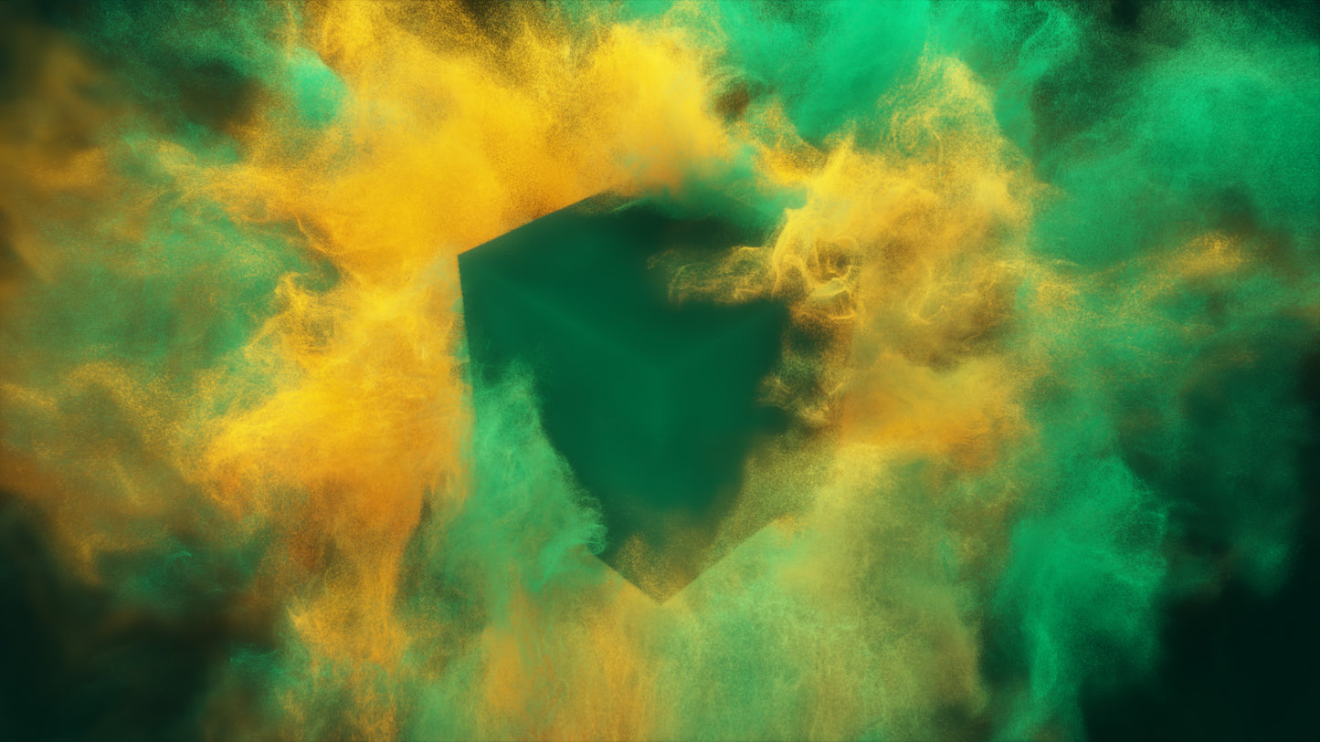 Color Blast: Green Gold Cube