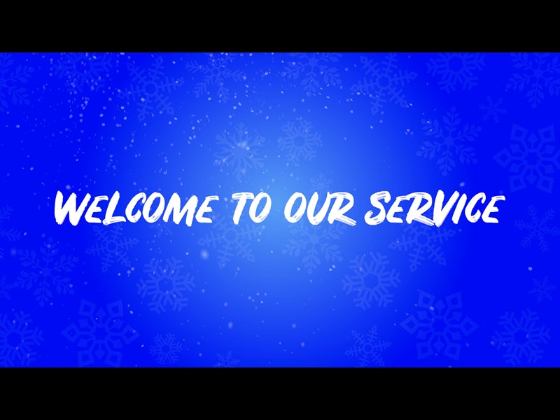 December Welcome Motion Background