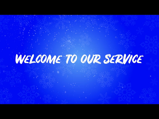 December Welcome Motion Background