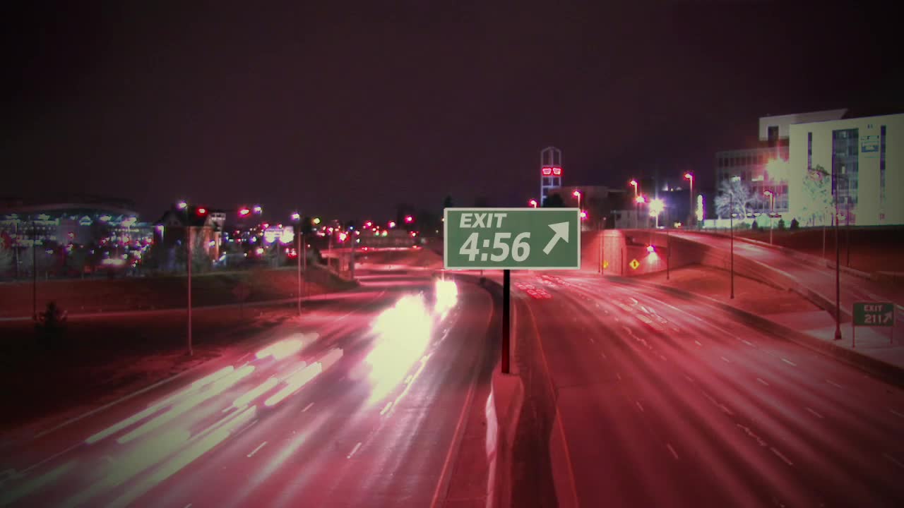 Traffic Exit Countdown