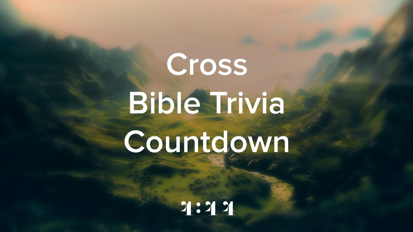 Reflective Cross Trivia Countdown