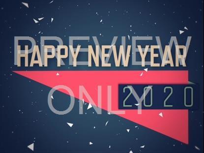 Confetti Happy New Year 2020