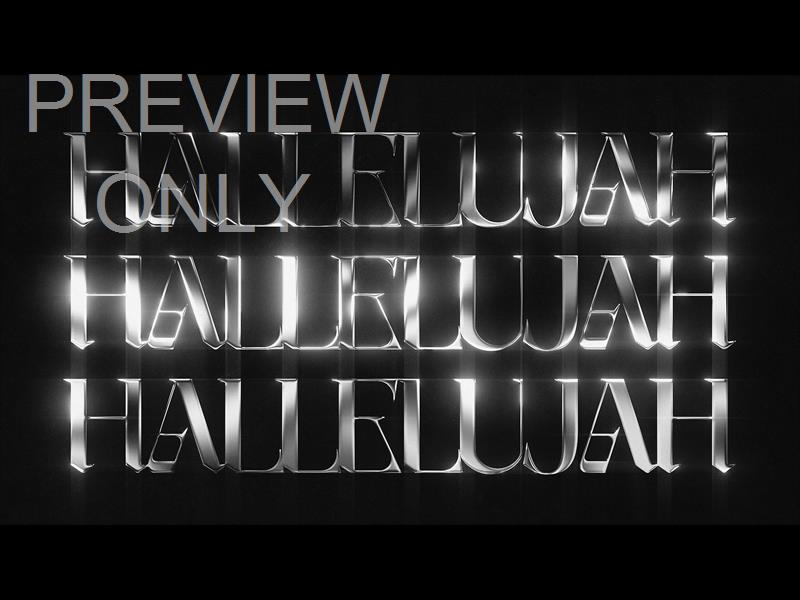 Lttrs Hallelujah Bw Three Still