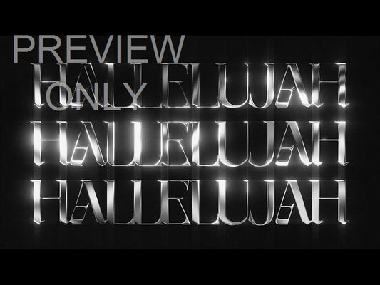 Lttrs Hallelujah Bw Three Still