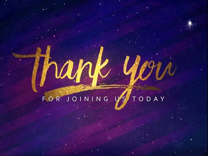 Holy Advent Closing Motion