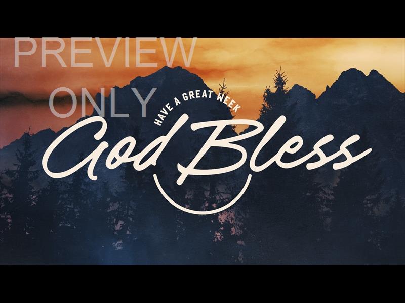 Majestic God Bless Still