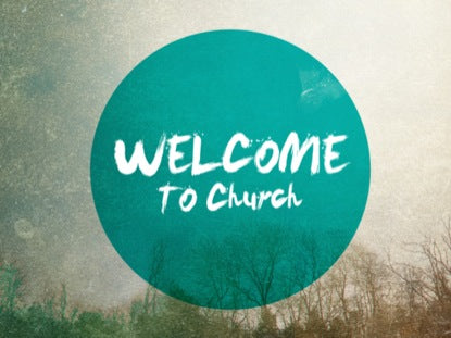 Geometric Welcome To Church