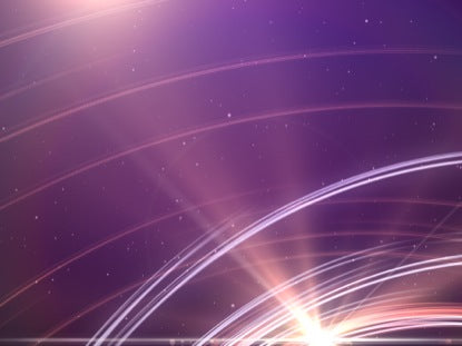 Light Streaks And Stars Purple Pink