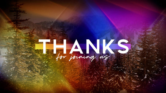 Christmas Light Thanks For Joining Us Still