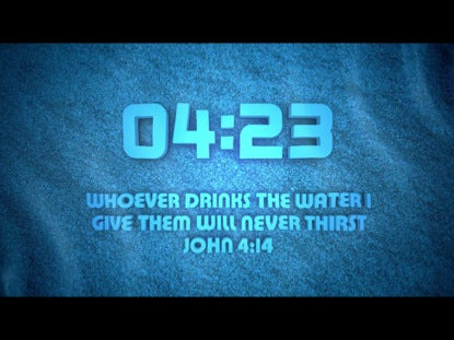 Water Scripture Countdown