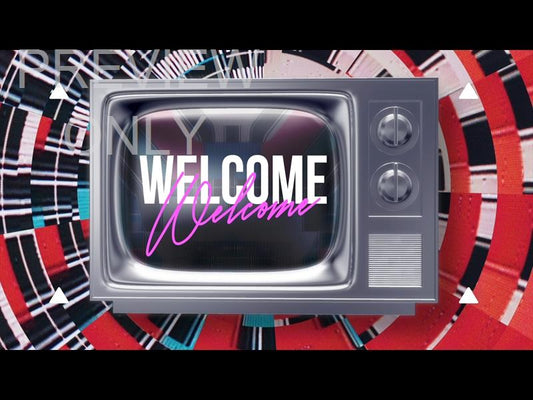 Retro Bad Signal Welcome Still