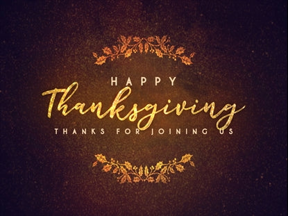 Gratitude Thanksgiving Motion