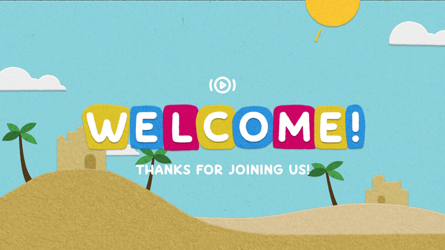 Palm Sunday Flannelgraph Welcome Stream