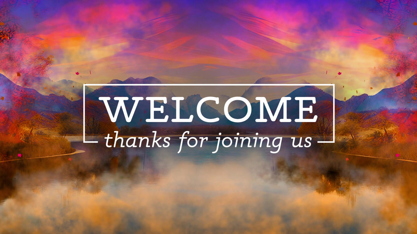 Surreal Fall Happy Welcome Still