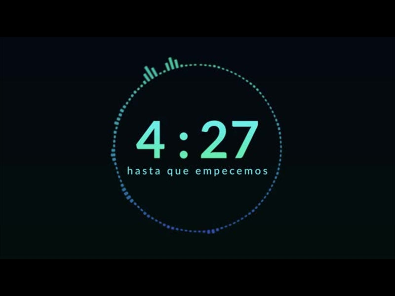 Cuenta Regresiva Del Espectro De Audio