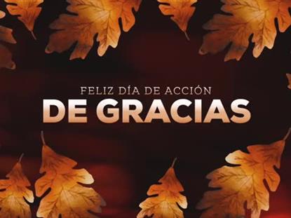 Autumn Glow Thanksgiving Motion - Spanish