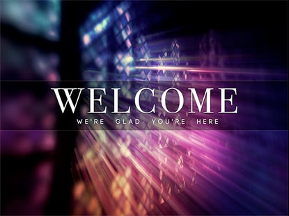 Stained Glass Welcome