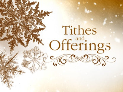 Colorful Winter Tithes  Offerings