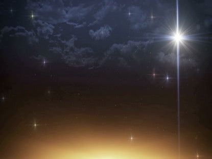 Bethlehem Christmas Star Right Sky