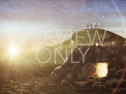 Easter Artwork Tomb Cross Hill