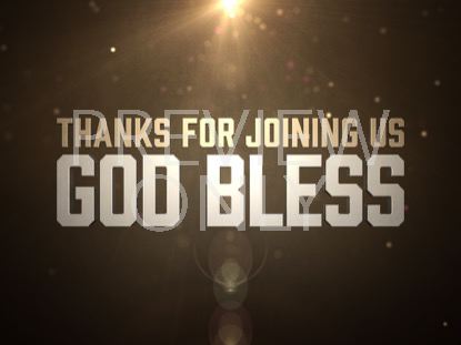 Particle Glow God Bless