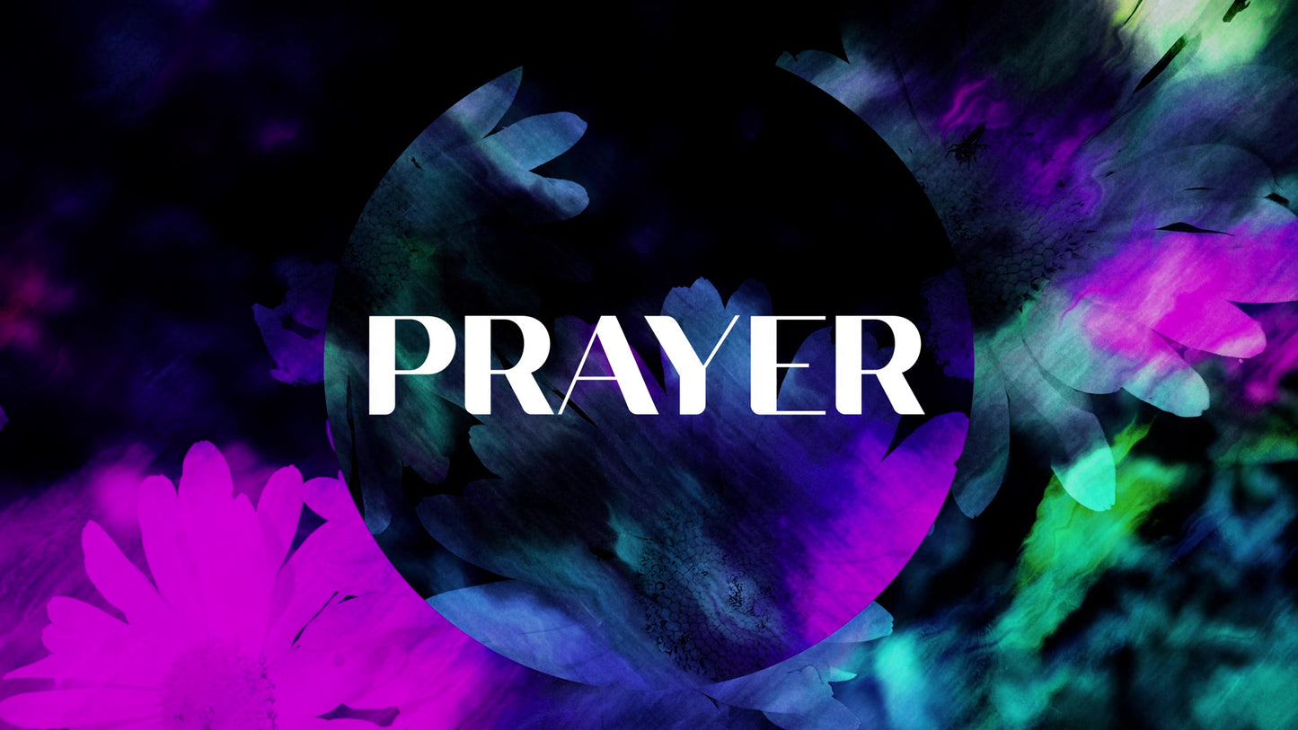 Painted Flowers Prayer Still