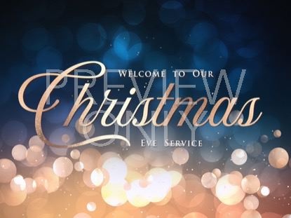 Christmas Bokeh Christmas Eve