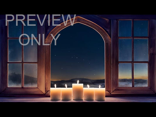 Winter Advent Candles 1 Still