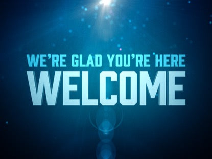 Particle Glow Welcome