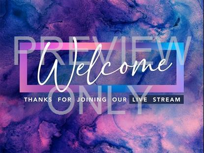 Easter Canvas Stream Welcome Still