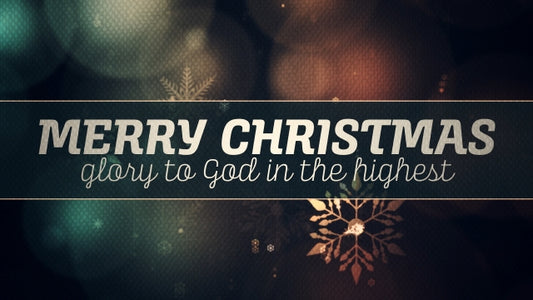 Vintage Christmas Lights Title
