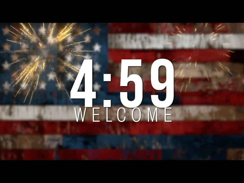 4th Of July Grunge Countdown