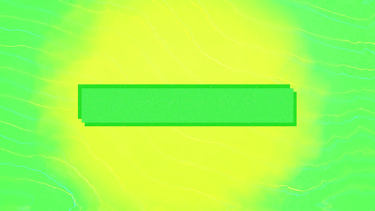 Summer Vibes Yellow Green Box