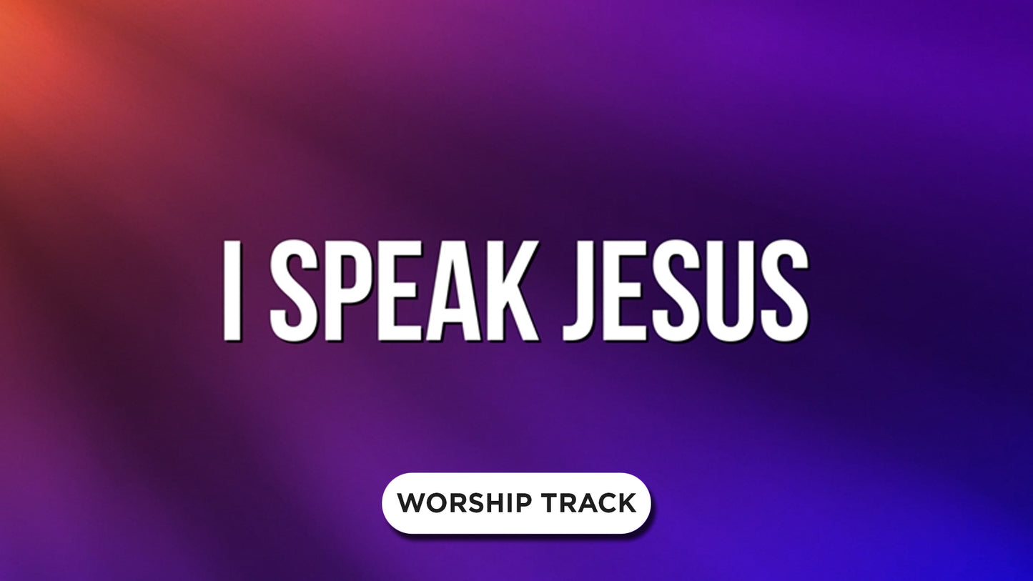 I Speak Jesus